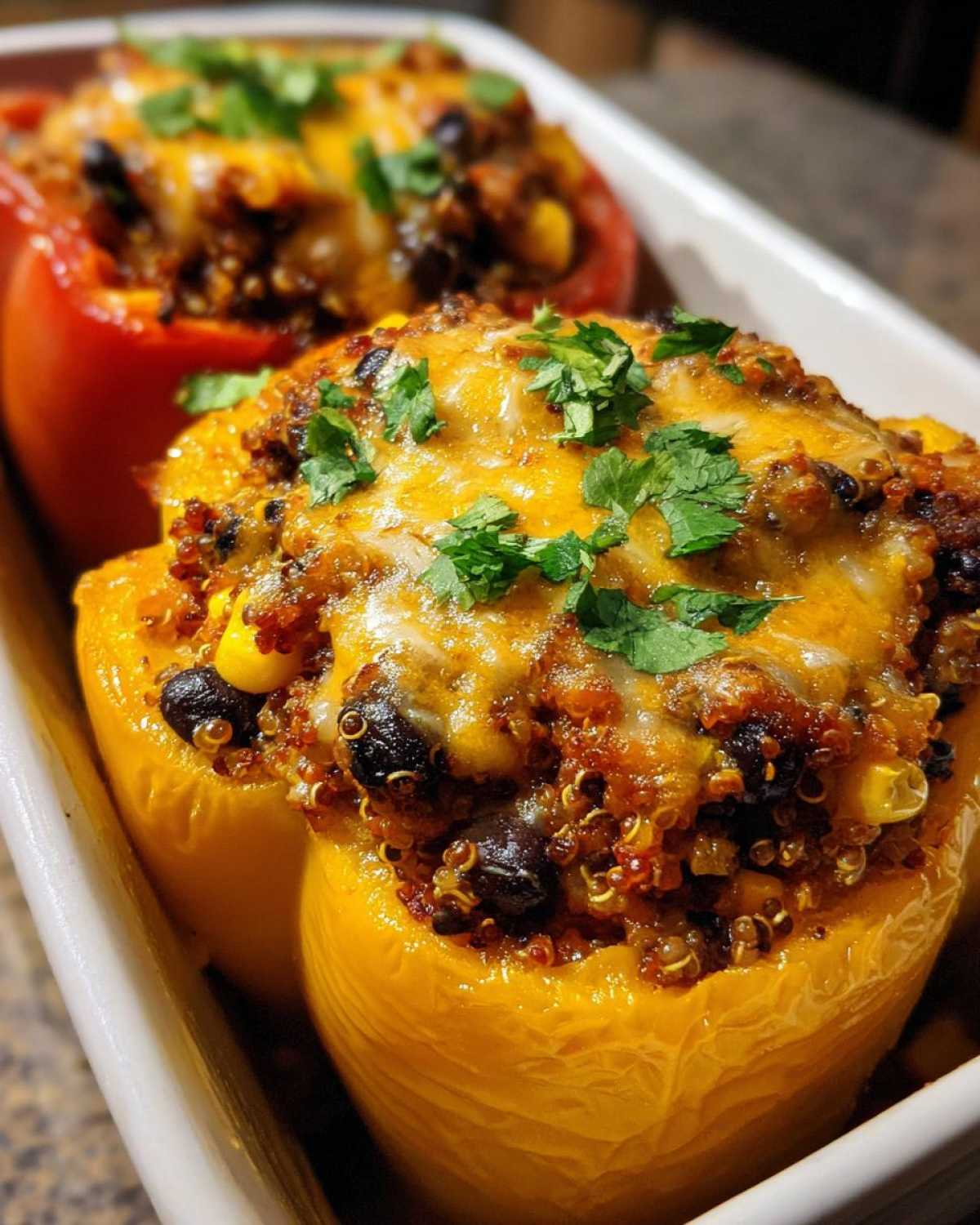 Tex-Mex Quinoa Stuffed Peppers - detail 1