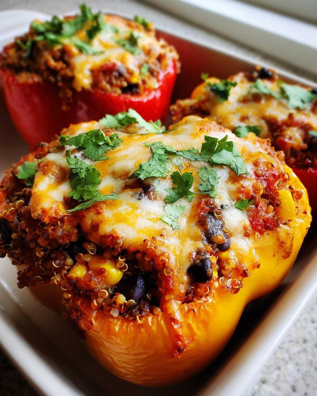Tex-Mex Quinoa Stuffed Peppers - detail 2
