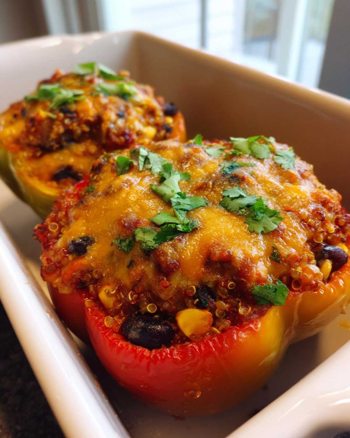 Tex-Mex Quinoa Stuffed Peppers - detail 3