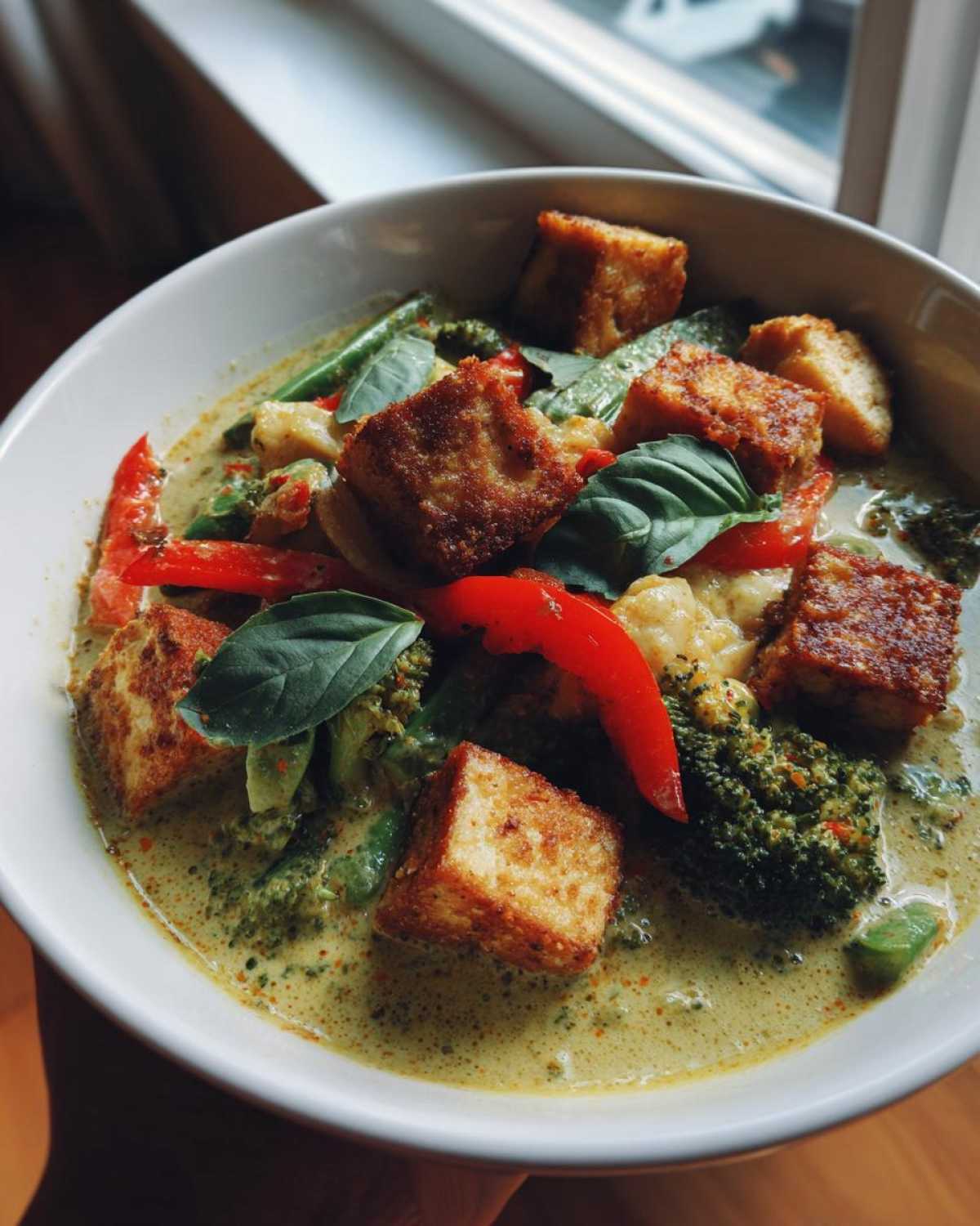 Thai Green Curry with Tofu - detail 3