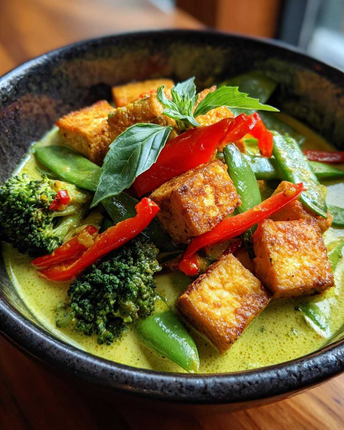 Thai Green Curry with Tofu - detail 4