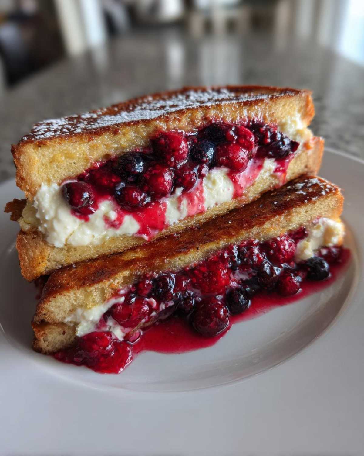 Ultimate Stuffed French Toast with Berries - detail 2