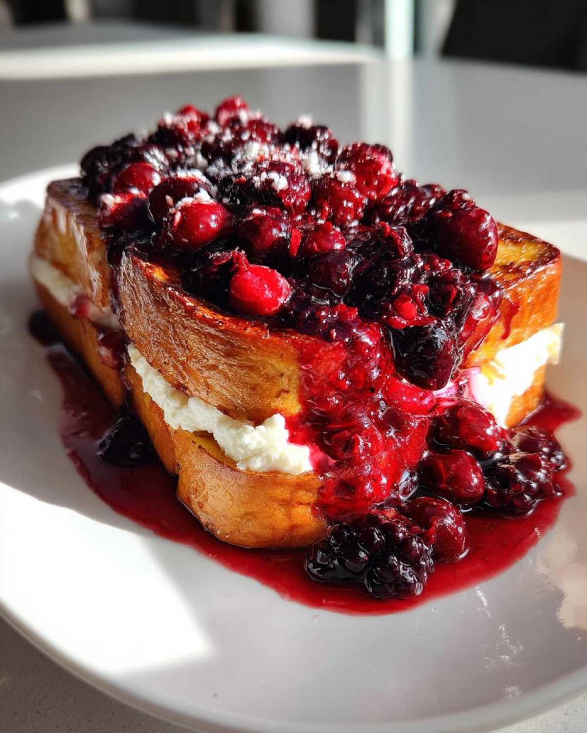 Ultimate Stuffed French Toast with Berries - detail 3