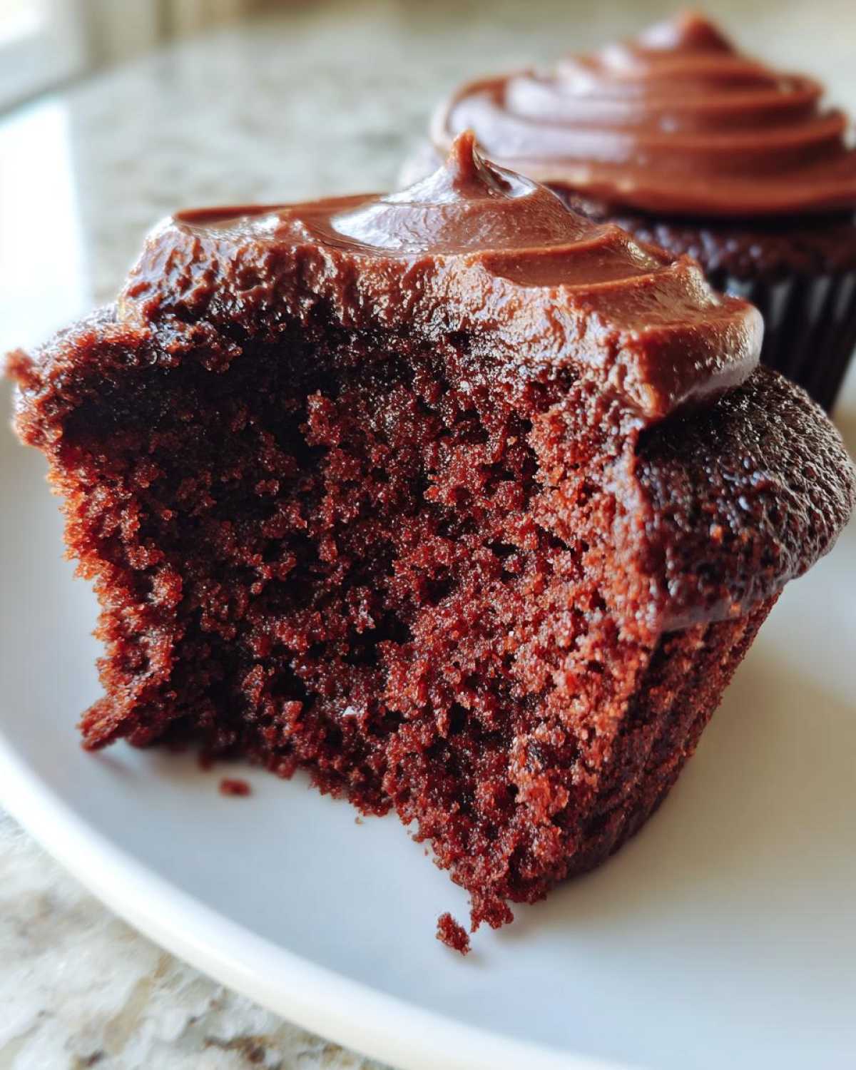 Vegan Chocolate Beet Cupcakes - detail 3