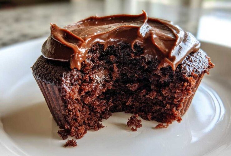 Vegan Chocolate Beet Cupcakes