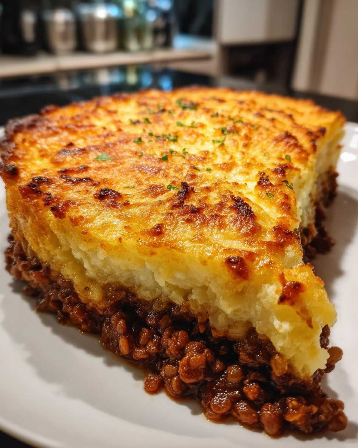 Vegan Lentil Shepherd's Pie - detail 4