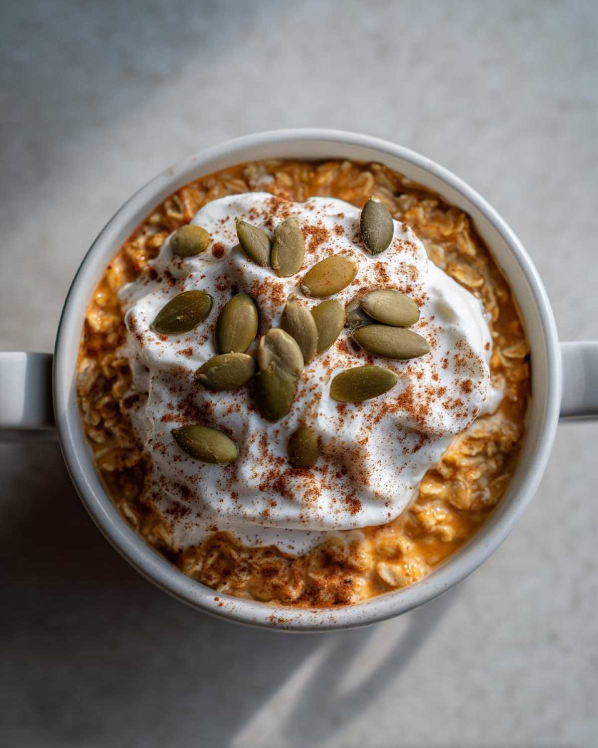 Vegan Pumpkin Spice Latte Oatmeal - detail 2