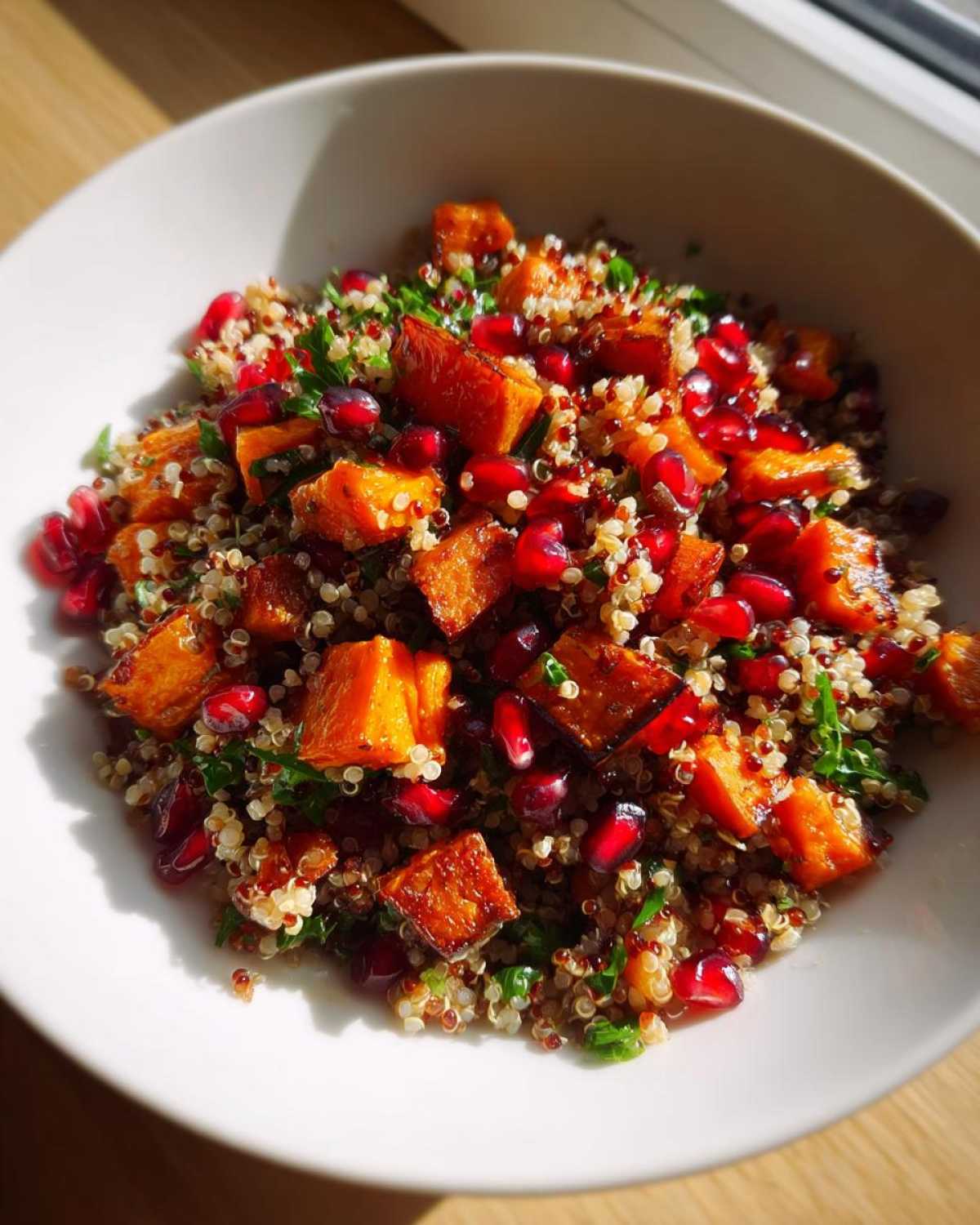 Warm Quinoa Salad with Pomegranate - detail 1