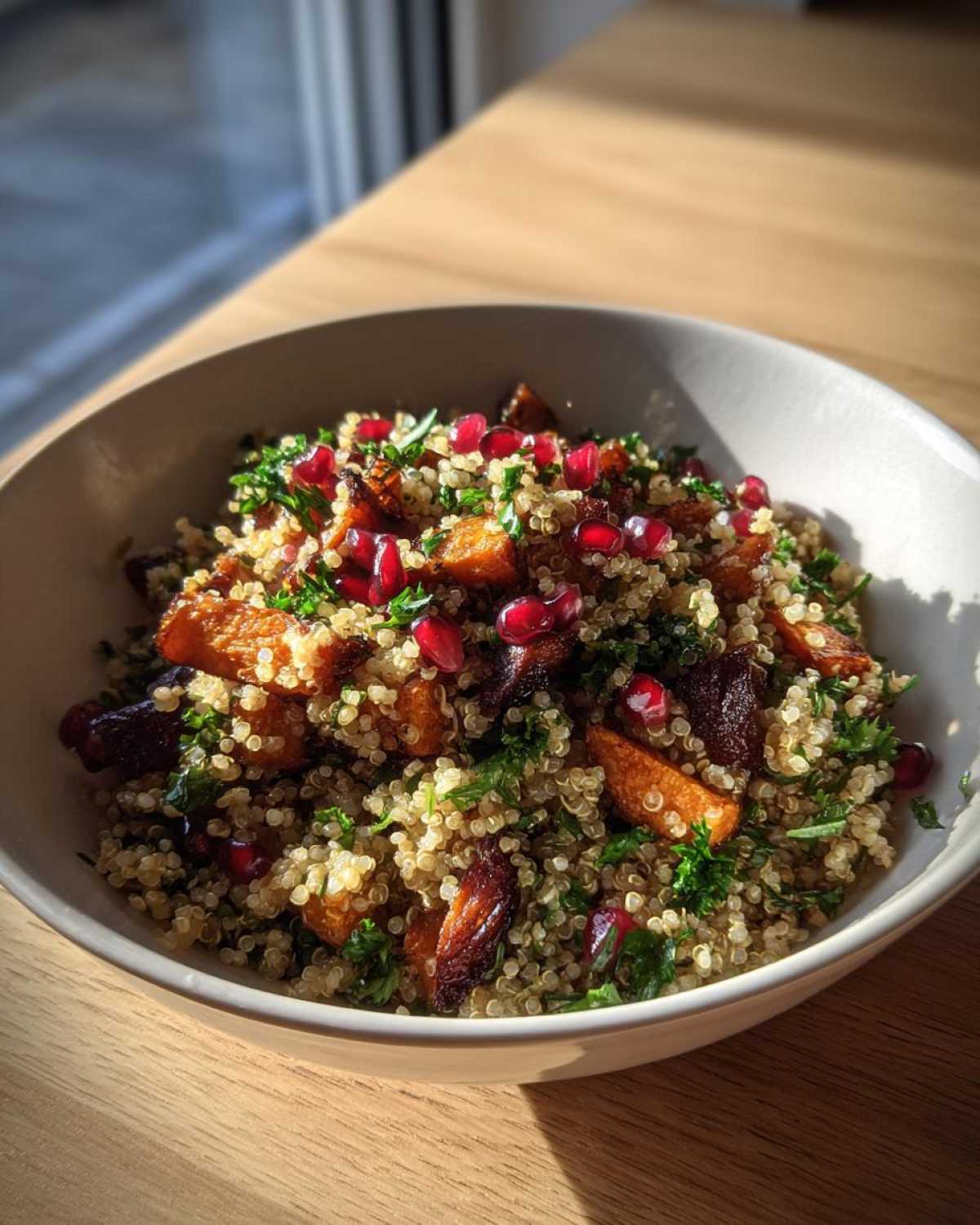 Warm Quinoa Salad with Pomegranate - detail 4