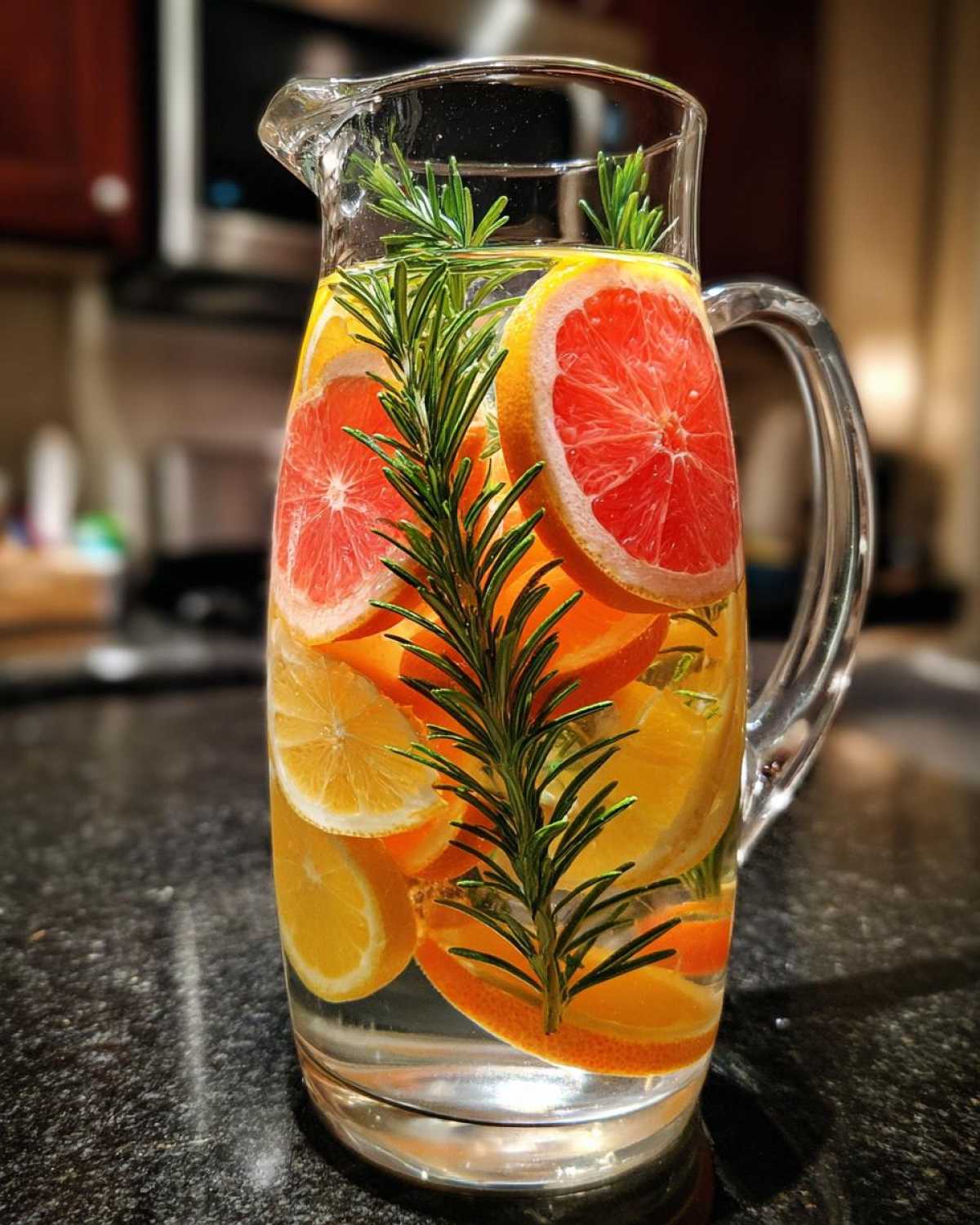 Winter Citrus Infused Water - detail 2