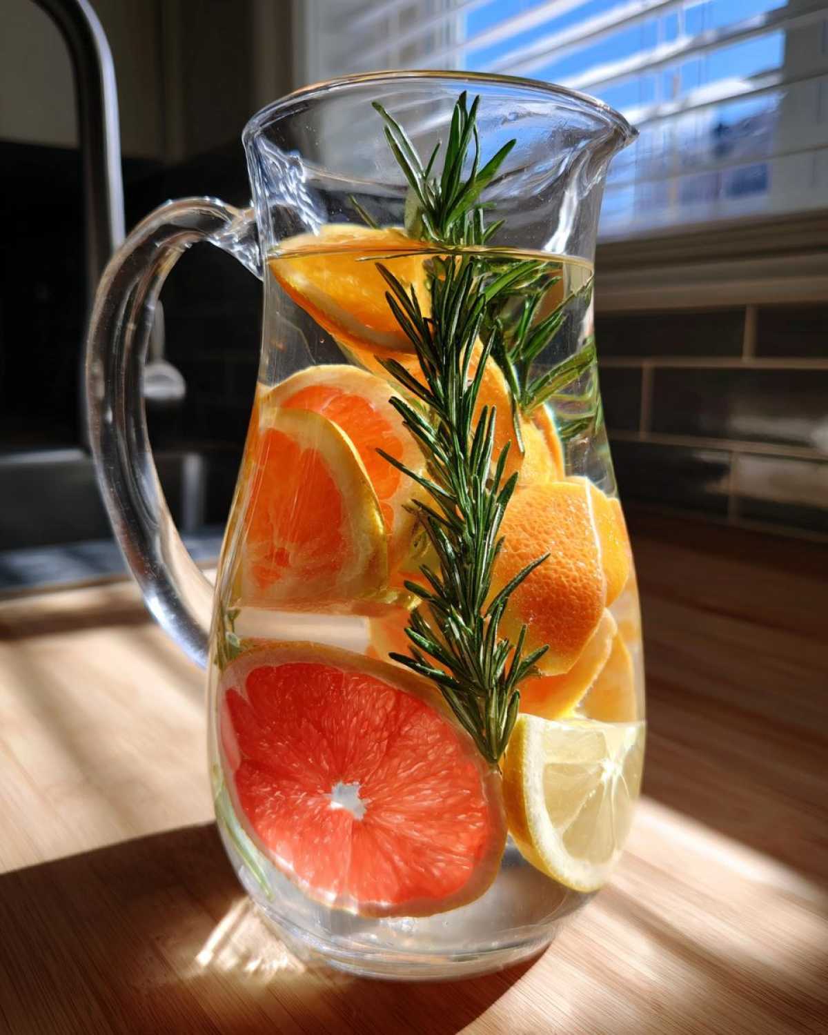Winter Citrus Infused Water - detail 3