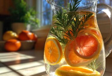 Winter Citrus Infused Water