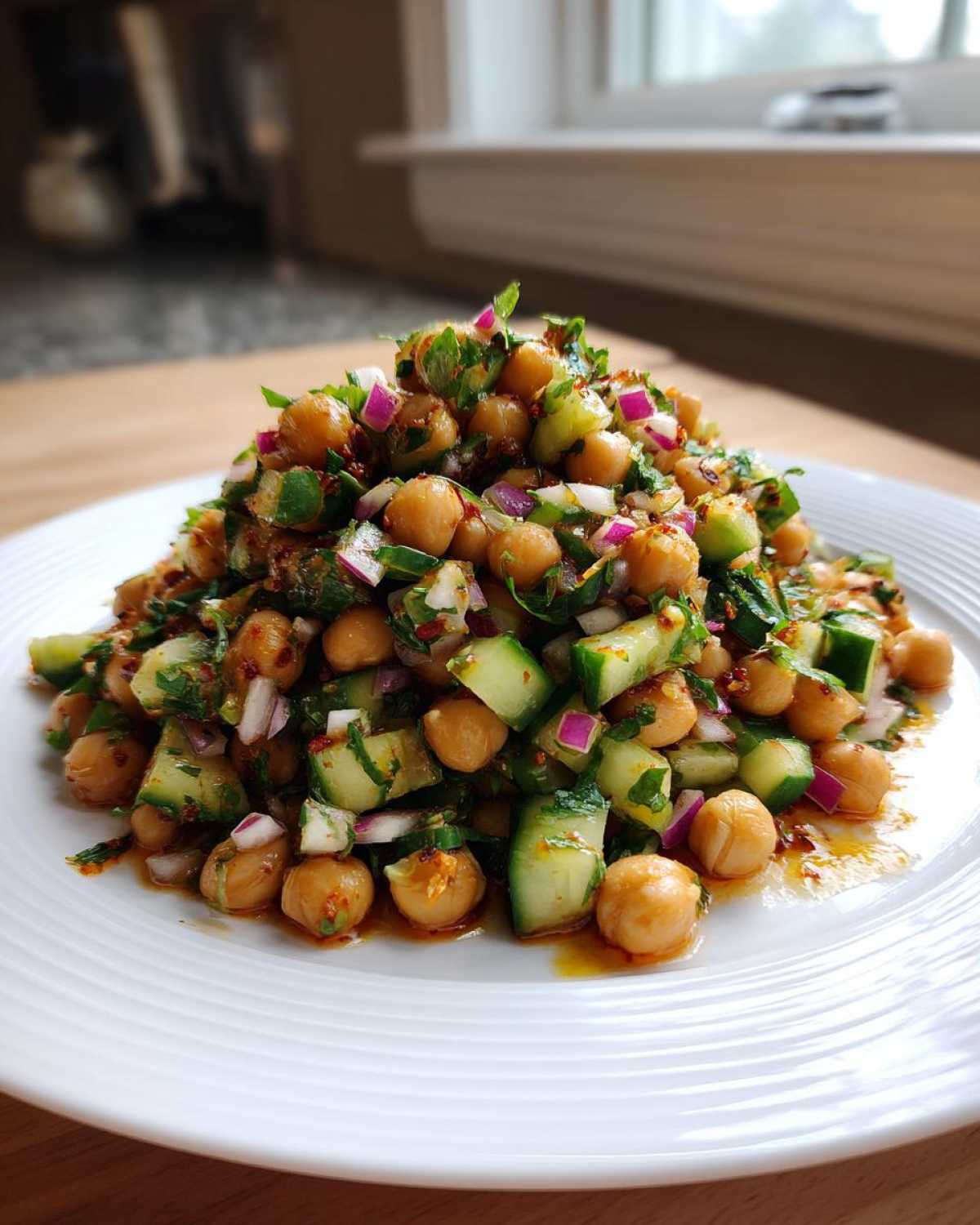 Zesty Moroccan Chickpea Salad - detail 1