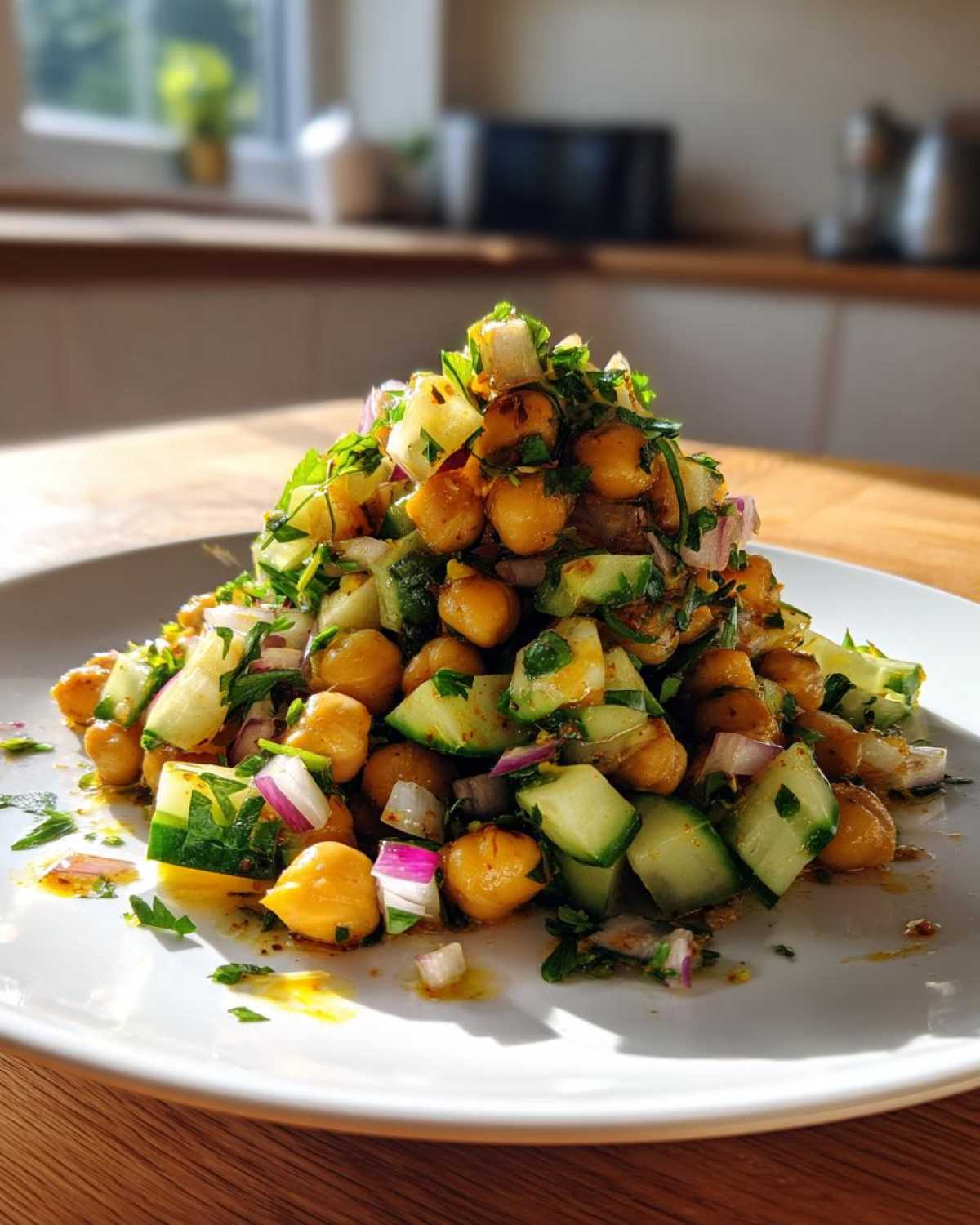 Zesty Moroccan Chickpea Salad - detail 2