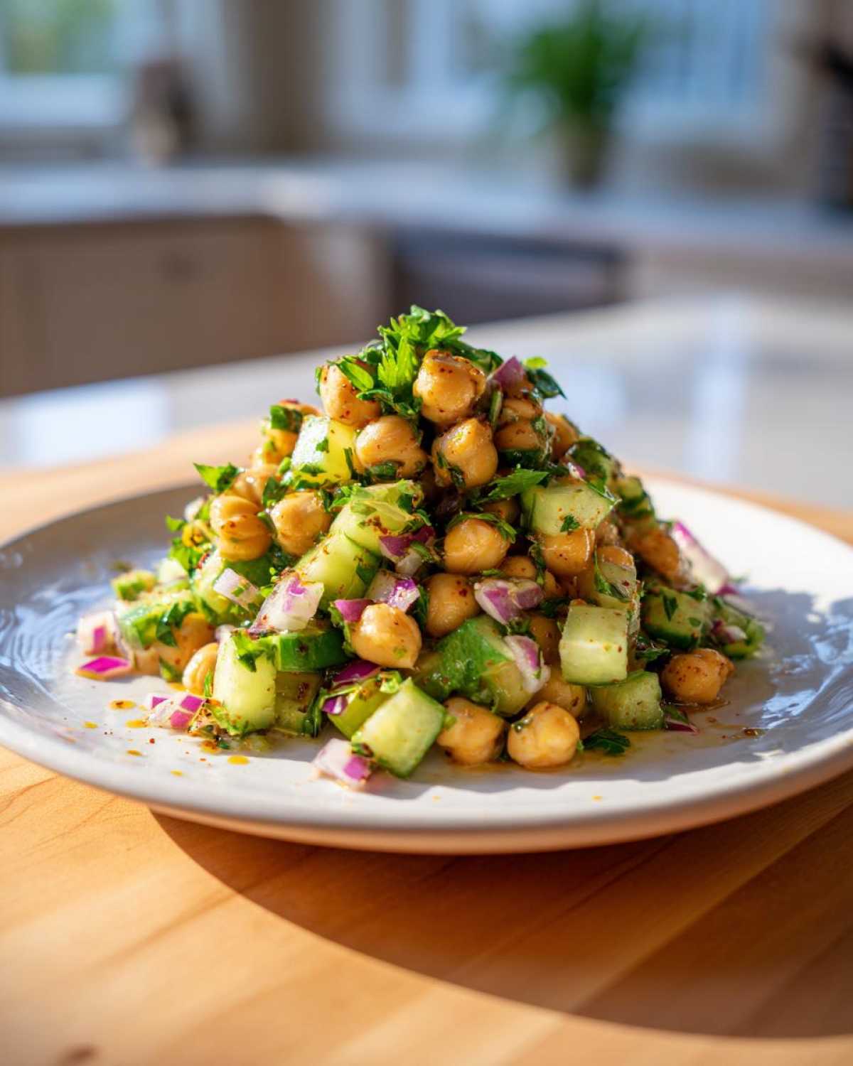 Zesty Moroccan Chickpea Salad - detail 3