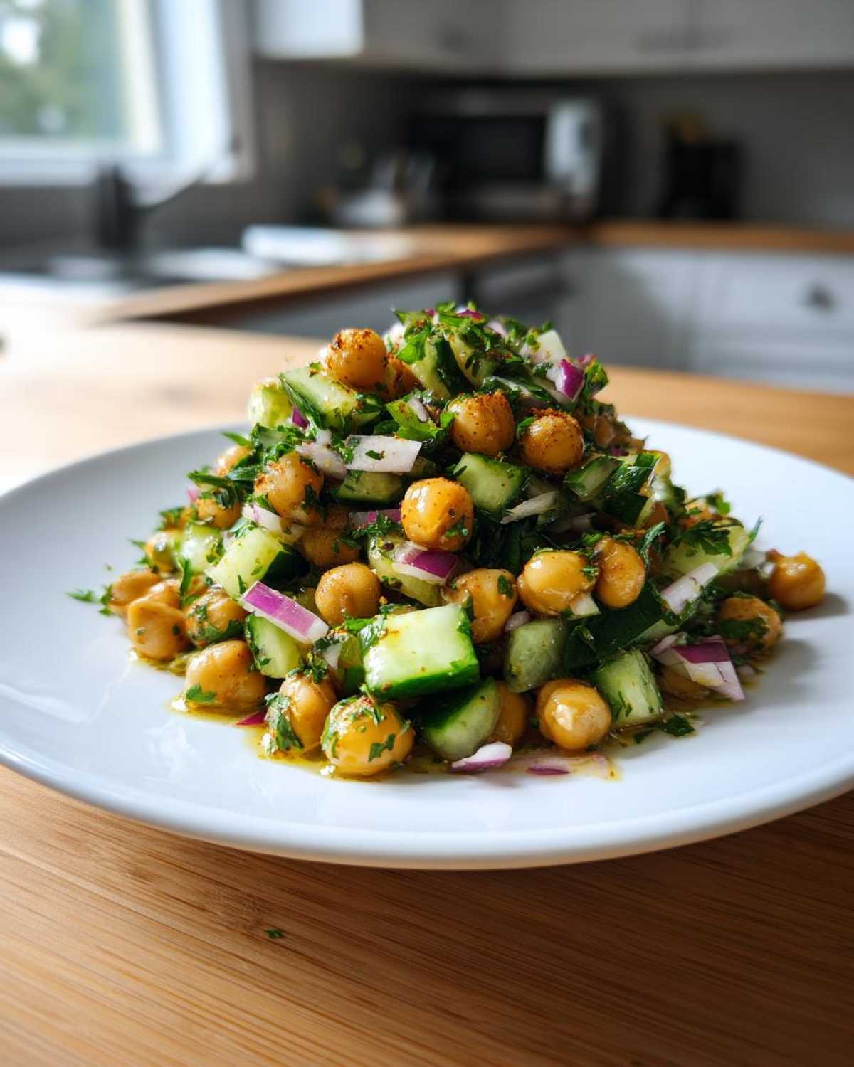Zesty Moroccan Chickpea Salad - detail 4